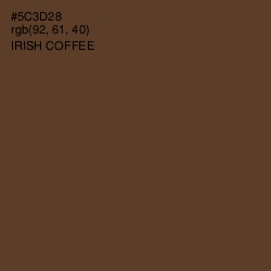 #5C3D28 - Irish Coffee Color Image